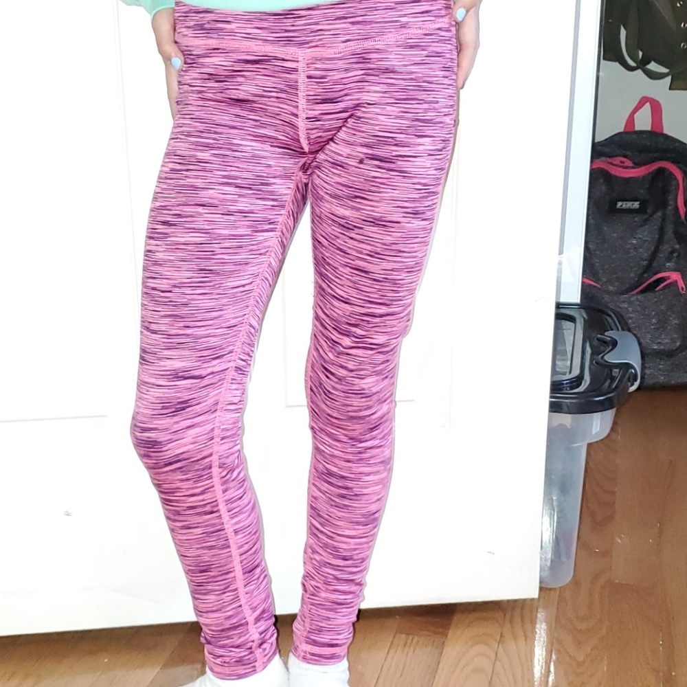 90° Degree by reflex girls pink leggings